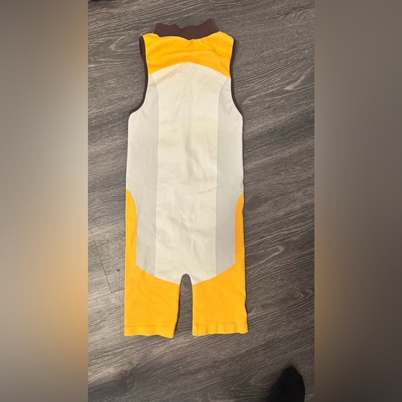 Zara orange colorblock workout onesie romper - Picture 5 of 6